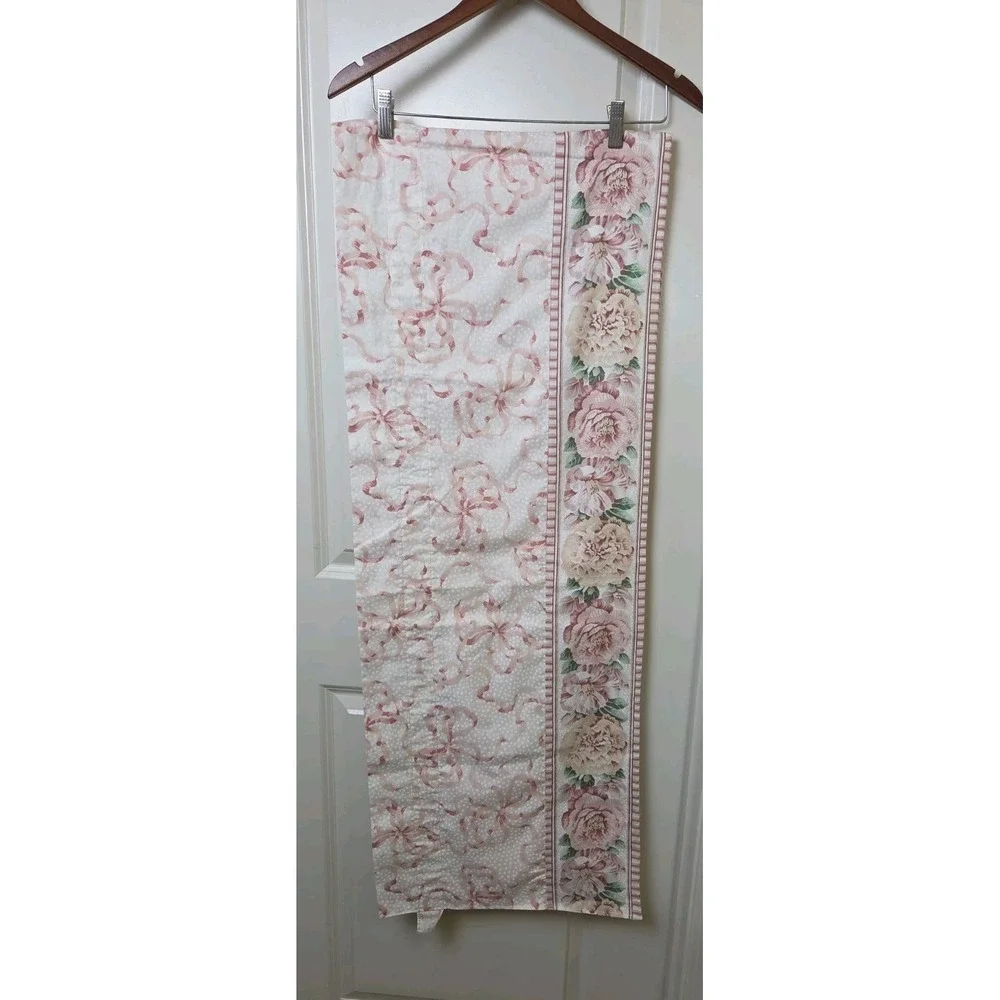 Vintage 80‎ 90s Cottagecore Grandmillennial Floral Valances Dots Romantic Set